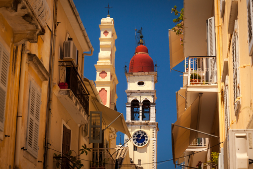 Iglesia de San Spyridon en Corfú