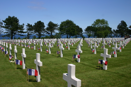 Cementerio americano en Normandía