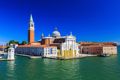 San Giorgio MAggiore en la laguna de Venecia
