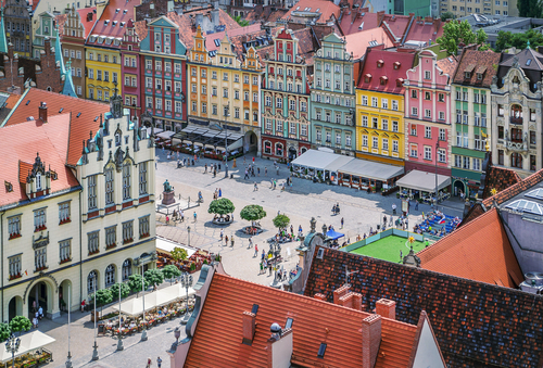 Plaza del Mercado de Wroclaw