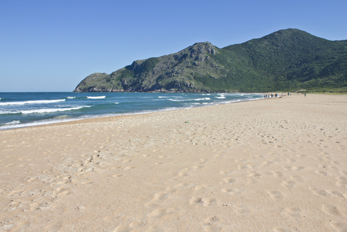 Playa en Floranópolis en Brasil