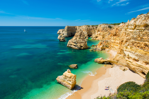 Portugal región a región, Playa Marinha en Algarve 