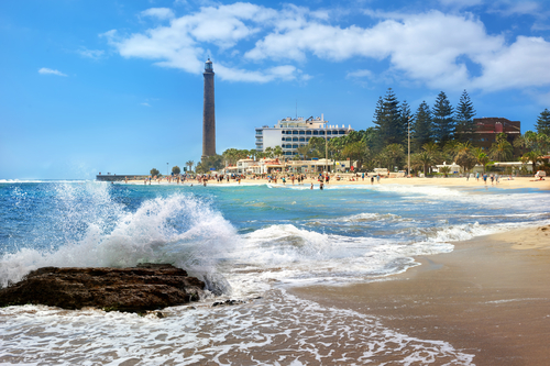 Faro de Maspalomas en Gran Canaria