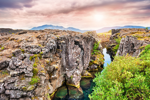Parque Nacional Thingvellir en Islandia