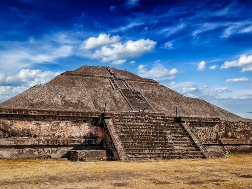 Pirámide del Sol en Teotihuacán 