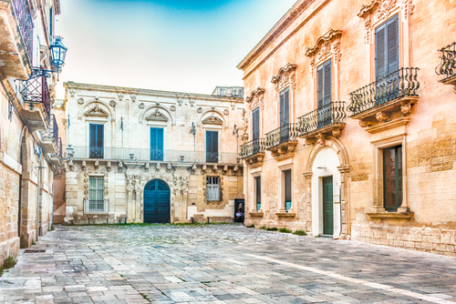 Palacios barrocos en Lecce