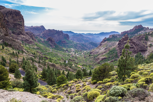 Montañas de Inaugua en Gran Canaria