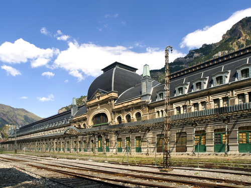 Estación de Canfranc en Huesca