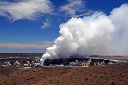 Volcán Kilauea en Hawaii