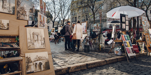 Place de Tertre en París