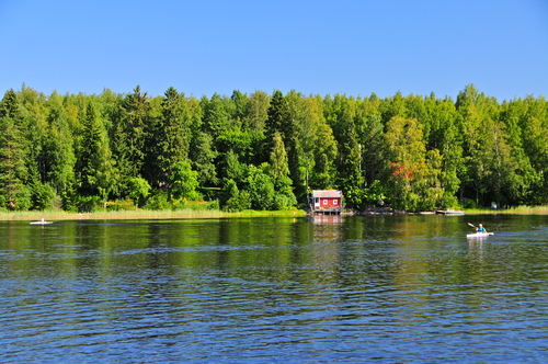 Región de los Mil Lagos en Finlandia