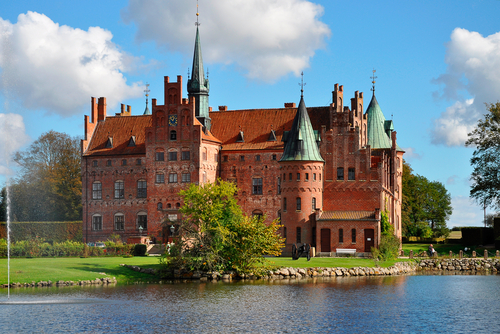 Castillo de Egeskov en Dinamarca