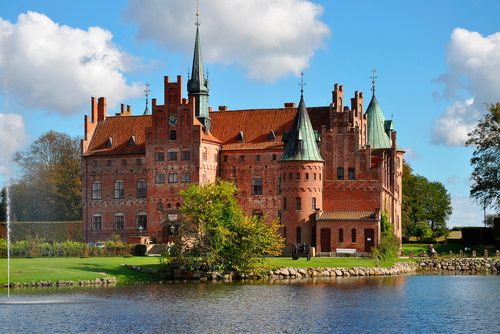 Castillo de Egeskov en Dinamarca