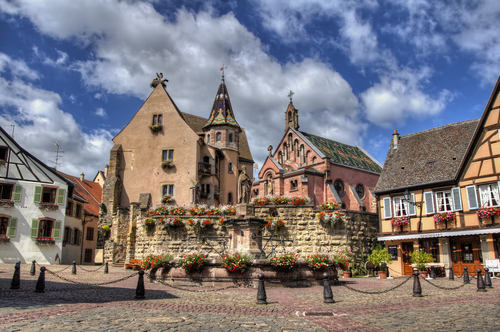 Eguisheim en Francia, un pueblo de cuento
