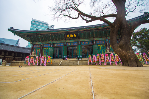 Templo Jogyesa en Seúl