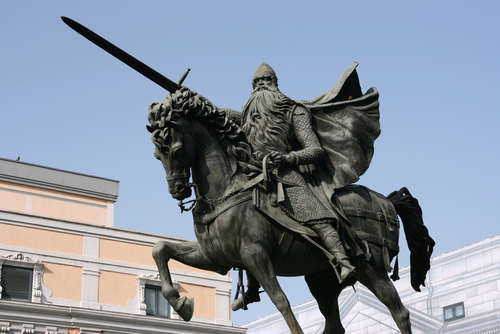 Estatua del Cid en Burgos