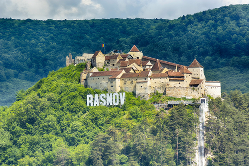 Castillo de Rasnov en Rumanía