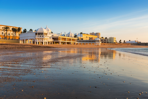Playa La Caleta en Cádiz