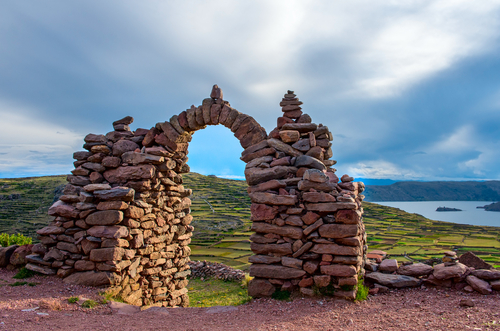 Templo Pacahatata en el lago Titicaca