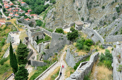 Fortaleza de San Iván en Kotor