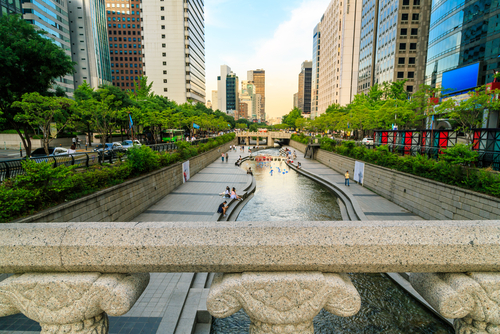 Cheonggyecheon en Seúl