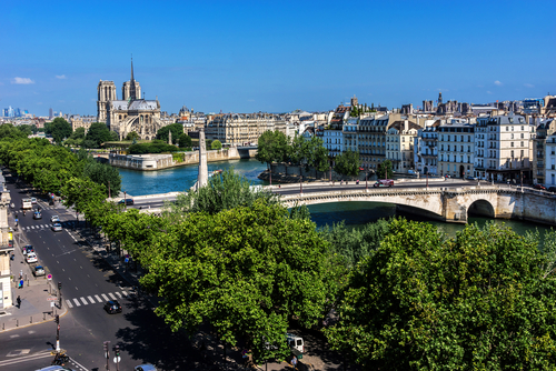 Terrasse del IMA en París
