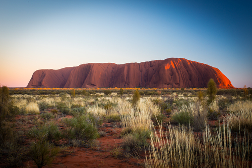 Monte Uluru en Australia
