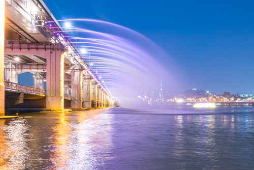 Puente Banpo en Seúl