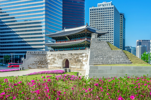 Puerta de Nandaemun en Seúl
