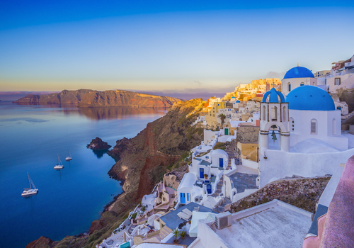 Santorini en Grecia