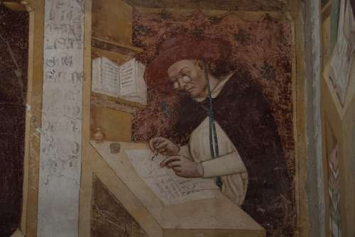 Fresco en la iglesia de San Nicolás de Treviso