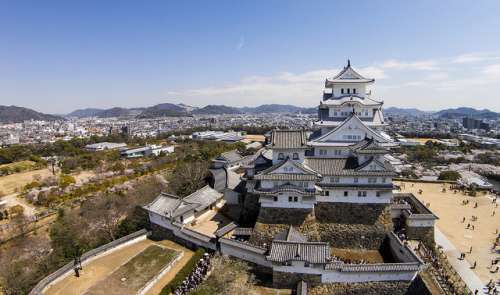 Castillo de Himeji en Japón 