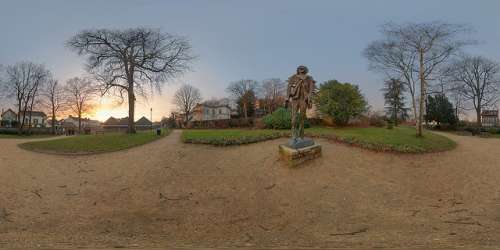 Estatua de van Gogh en Auvers-sur-Oise