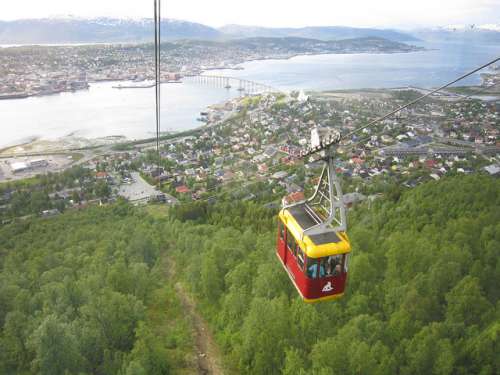 Fjellheisen en Noruega