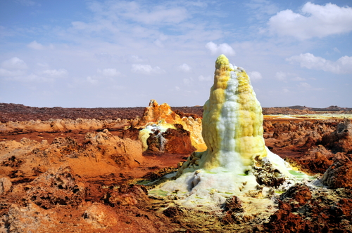 Dallol en Etiopía