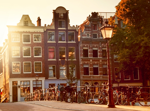 Barrio de Jordaan en Ámsterdam