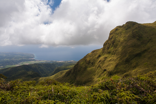 La Montagne Pelee en Martinica