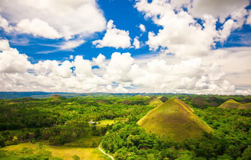 Colinas de Chocolate en Filipinas