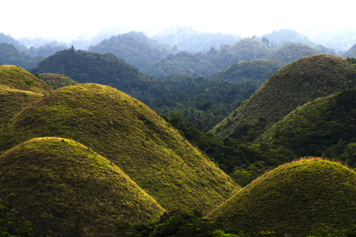Colinas de Chocolate en Filipinas