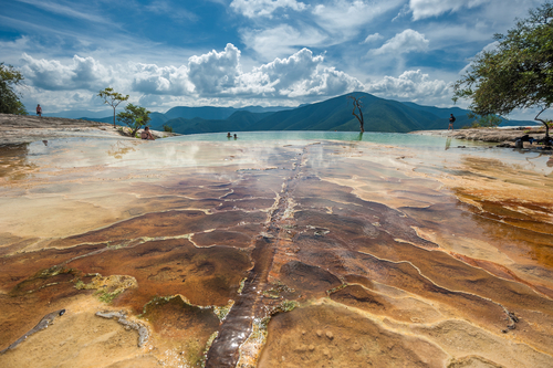 Hierve el Agua en México
