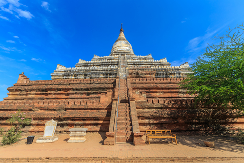 Templo Shwensandaw en Birmania