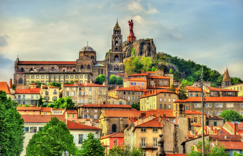 Le-Puy-en-Velay en Francia