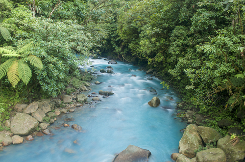 Río Celeste en Costa Rica