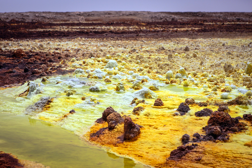 Dallol en Etiopía