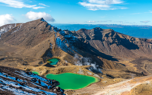 Parque Nacional Tongariro en Nueva Zelanda