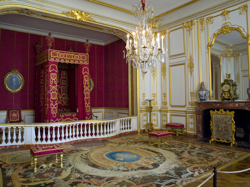 Interior del castillo de Chambord