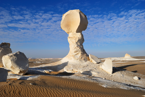 El increíble Desierto Blanco en Egipto