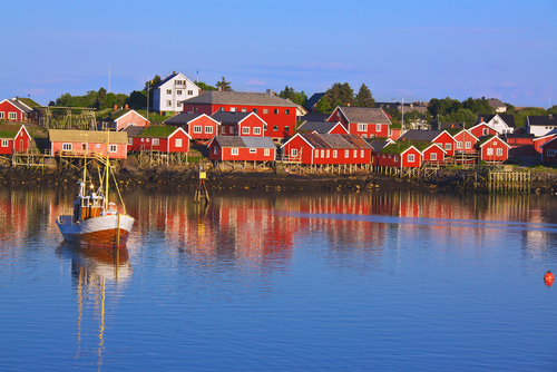 Reine en Noruega