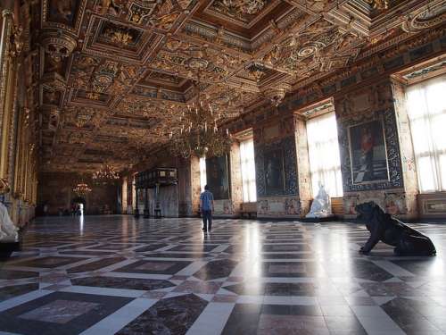 Interior del castillo de Frederiksborg