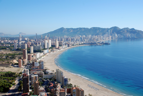 Benidorm en la Costa Blanca
